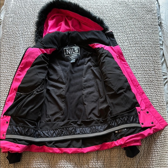 NIls Sundance Faux Fur - Womes Ski Jacket - Size 8 - Picture 10 of 11